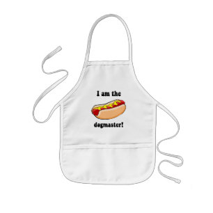 Avental Infantil Hotdog engraçado