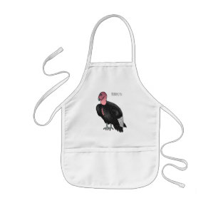 Avental Infantil Ilustração de desenho animado de aves condor da Ca