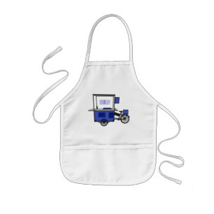 Avental Infantil ilustração do desenho do carrinho de comida