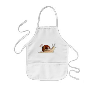 Avental Infantil Imagem de desenho em caracol