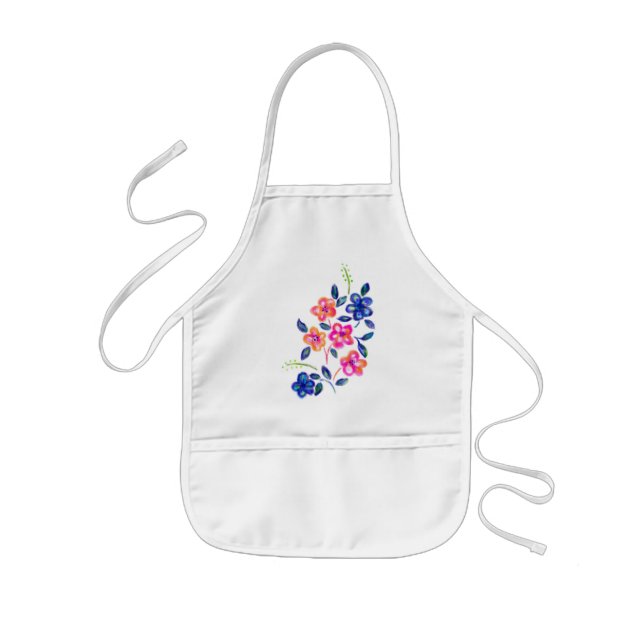 Avental Infantil Jardim Flor (Frente)