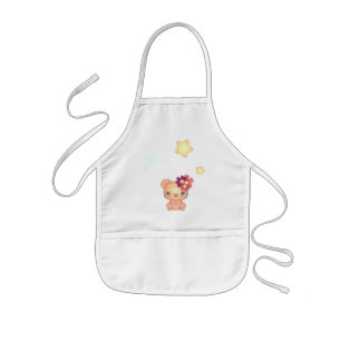 Avental Infantil Kawaii Bear