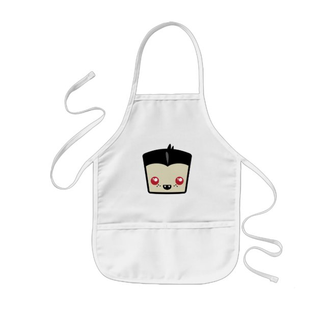 Avental Infantil Kawaii Dracula Apron (Frente)