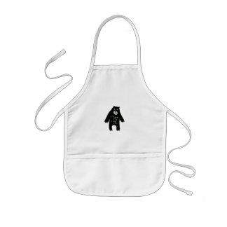 Avental Infantil Kids apron with bear illustration