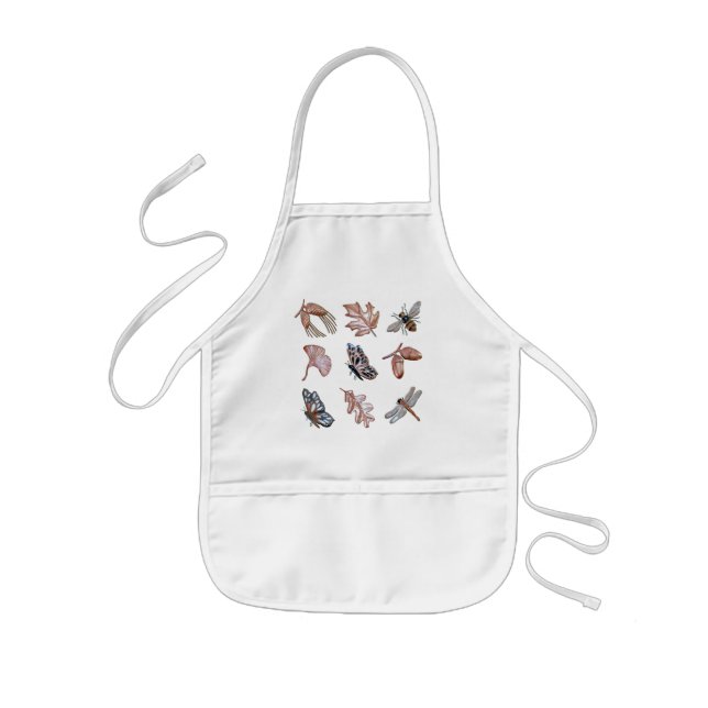 Avental Infantil Kids Nature impressão Apron (Frente)