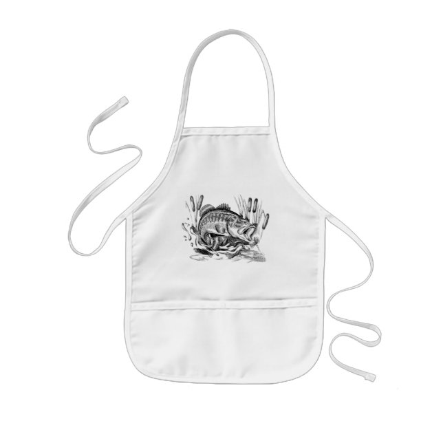 Avental Infantil Largemouth Bass (Frente)
