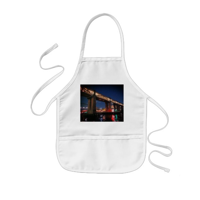 Avental Infantil Lights under the bridge (Frente)