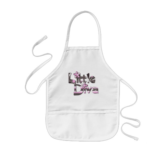 Avental Infantil lil diva apron (Frente)