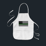 Avental Infantil Linha Verde fina - Bandeira Militar e Veteranos Am<br><div class="desc">A linha verde fina representa veteranos e membros ativos do serviço de todos os ramos do Exército dos EUA. As 50 estrelas na bandeira representam os 50 estados e os cidadãos dentro deles. Entre eles, está uma linha verde fina que protege a nossa nação e os cidadãos de todas e...</div>