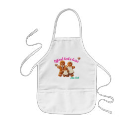 Avental Infantil Little Baker Gingerbread  Personalized Kid Apron