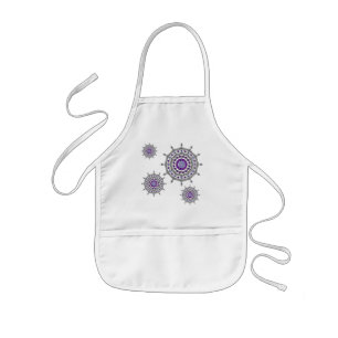 Avental Infantil Mehndi Fantasy Silver Apron
