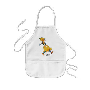 Avental Infantil Menina Flor De Corte Amarelo Menina Floral Engraç