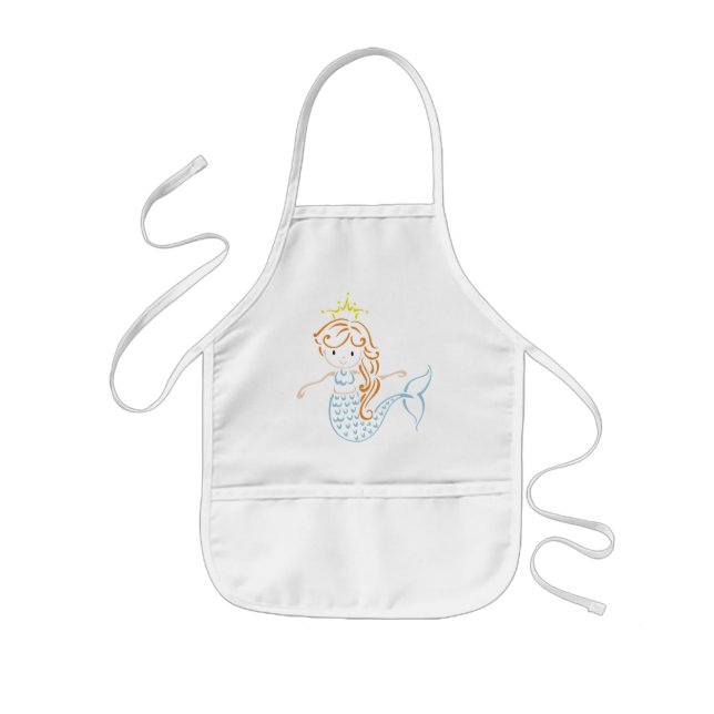 Avental Infantil Mermaid Fairy (Frente)