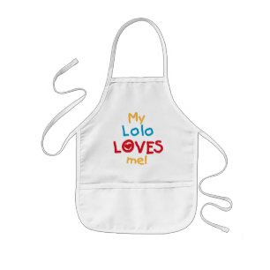 Avental Infantil Meu Lolo me ama T-shirts e presentes