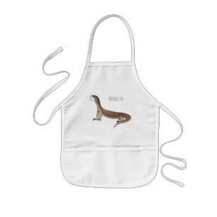Avental Infantil Monitor de desenho de lagarto