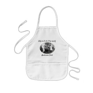 Avental Infantil Montessori Apron