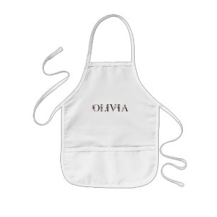 Avental Infantil Nome Olivia