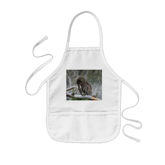 Avental Infantil Norte Pygmy Owl (Frente)