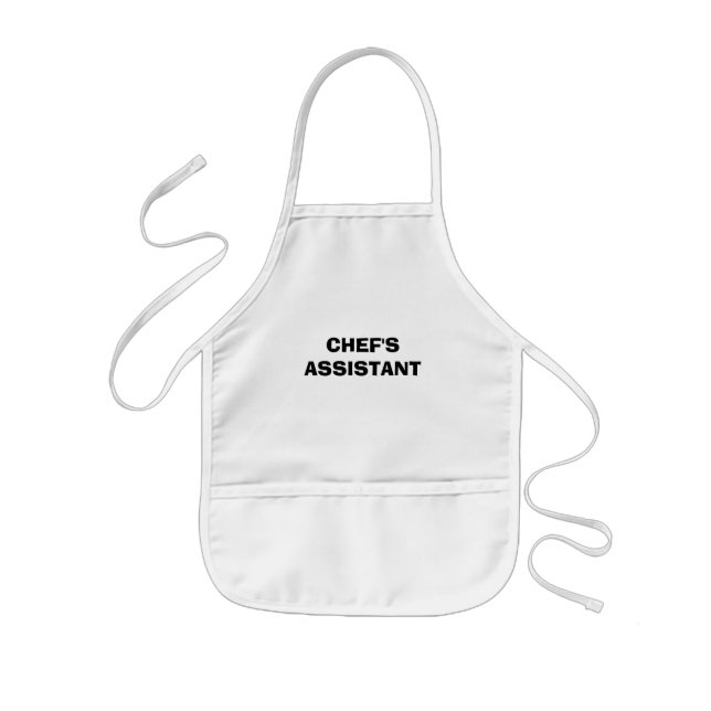 Avental Infantil O assistente do cozinheiro chefe (Frente)