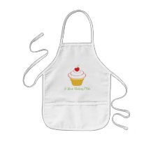O Chef Personalizado da Criança Apron com Cupcake