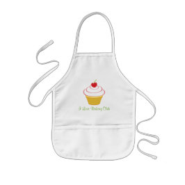 Avental Infantil O Chef Personalizado da Criança Apron com Cupcake