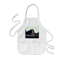 Avental Infantil O esquelador do helicóptero