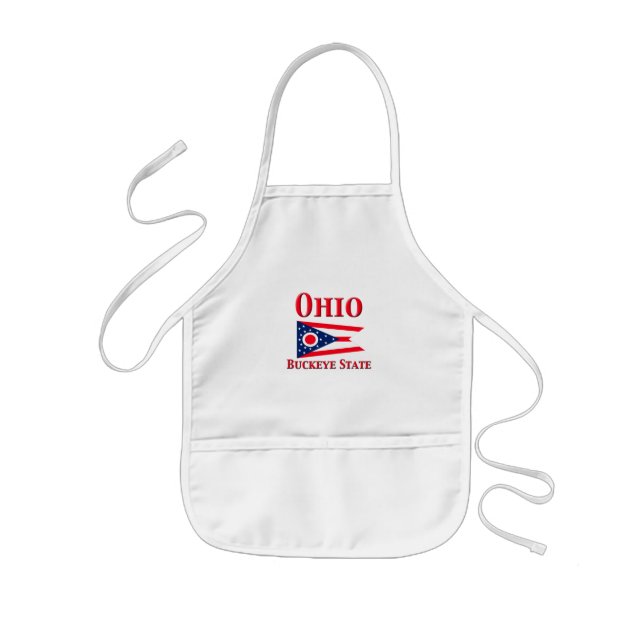 Avental Infantil Ohio - estado do Buckeye (Frente)