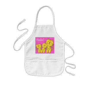 Avental Infantil Olá Cat Apron