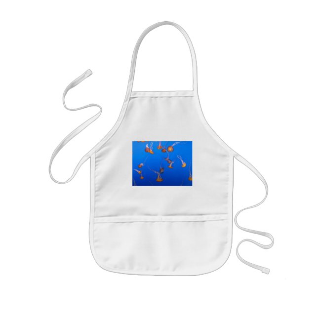 Avental Infantil Orange Jellyfish Apron (Frente)