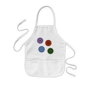 Avental Infantil Os Elementos Mandalas Apron