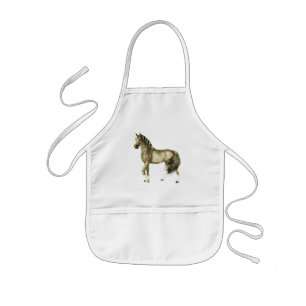 Avental Infantil ouro Unicorn Apron