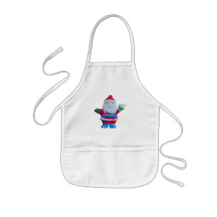 AVENTAL INFANTIL PAPAIS NOEIS CHRISTMAS COOKERY CHILDRENS APRON