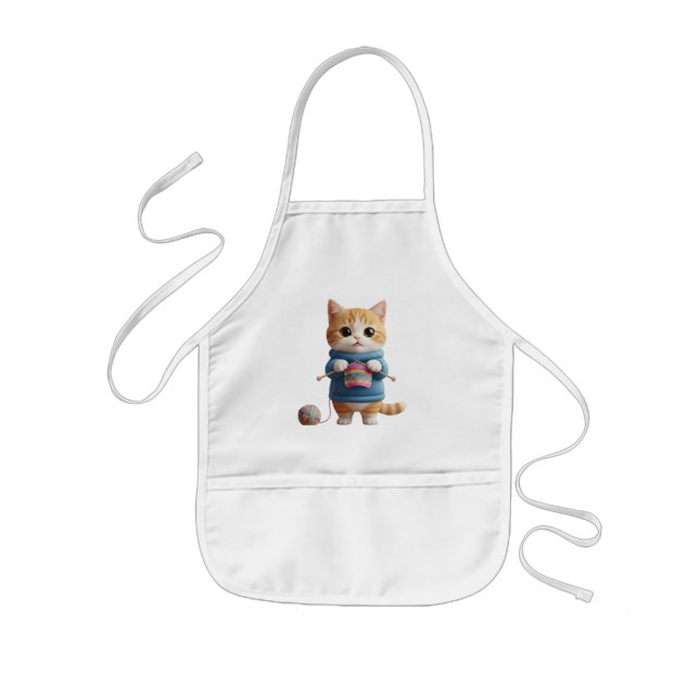 Avental Infantil Paper Plate (Frente)