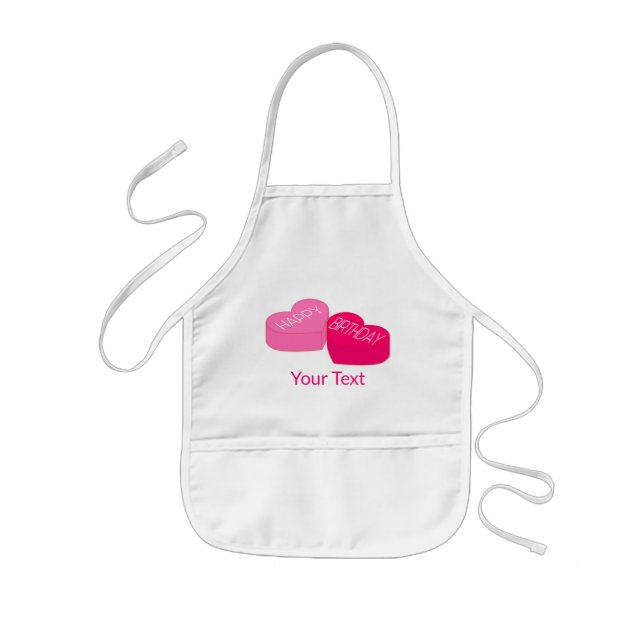 Avental Infantil Parabéns Crianças Apron (Frente)