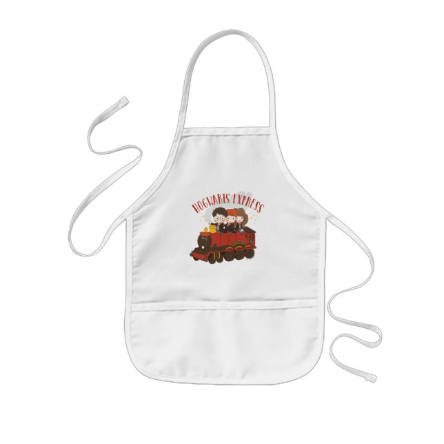 Avental Infantil Passeio no Chibi HOGWARTS EXPRESS™ (Frente)