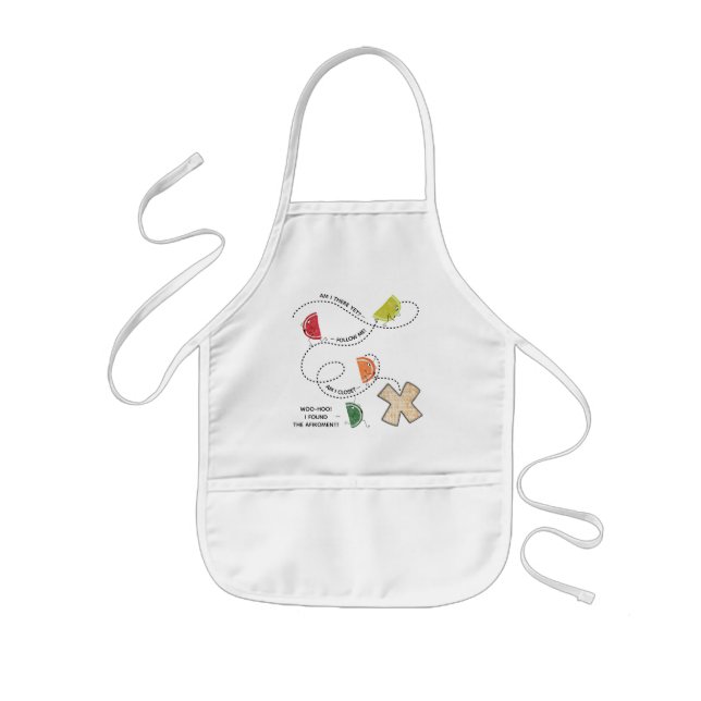 Avental Infantil Passover Kids Apron Encontre as Afikomen (Frente)