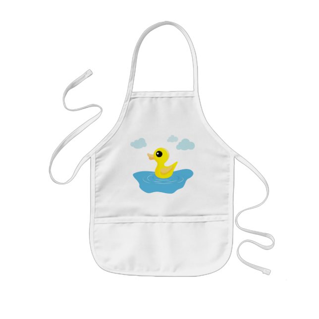 Avental Infantil Pato de borracha (Frente)