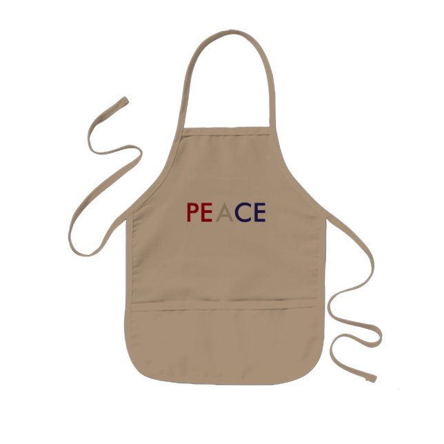 Avental Infantil Paz / Babete de Bebê   (Frente)