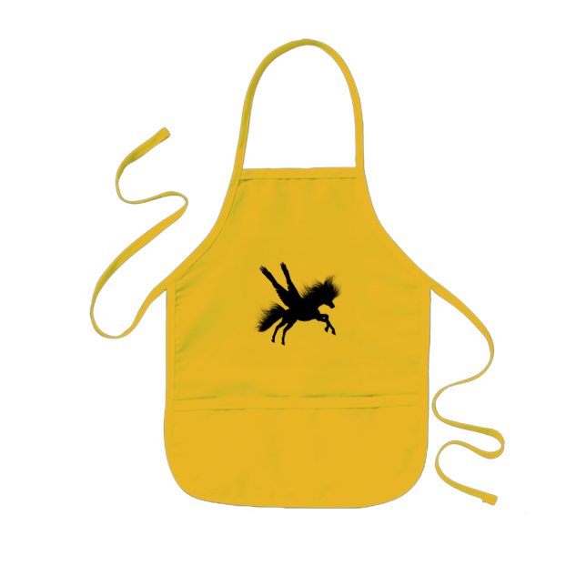 Avental Infantil Pegasus Silhouette Apron (Frente)