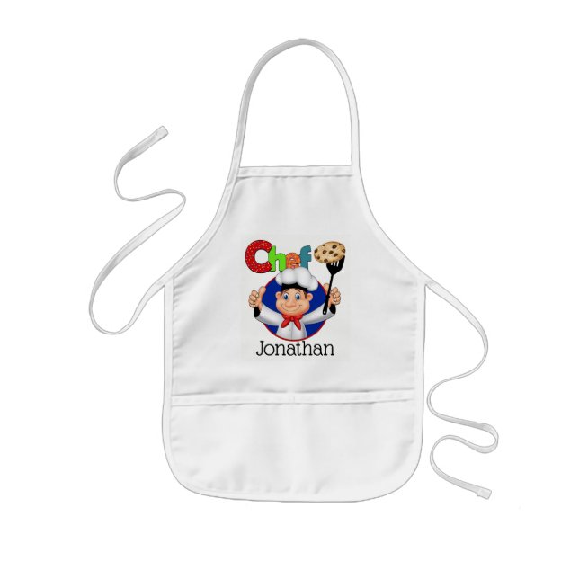 Avental Infantil Pequeno Chef em Treinamento Apron (Frente)