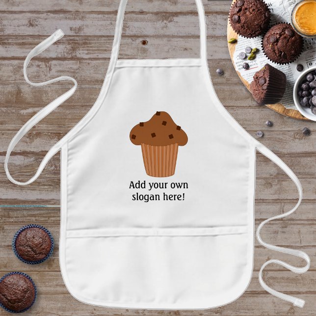 Avental Infantil Personalizar um gráfico Mini Chip Muffin (Criador carregado)