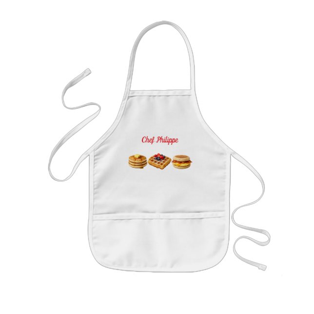 Avental Infantil Personalized kid apron, custom name kid apron (Frente)