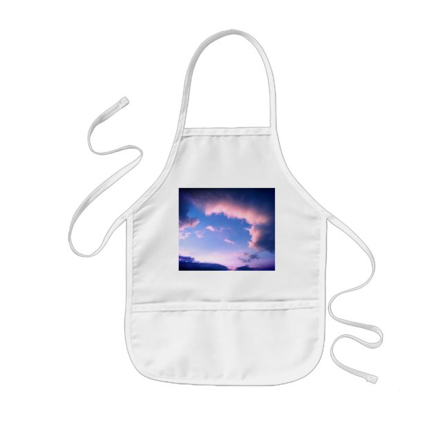 Avental Infantil Pink clouds (Frente)