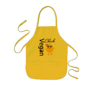 Avental Infantil Pintinho do Vegan