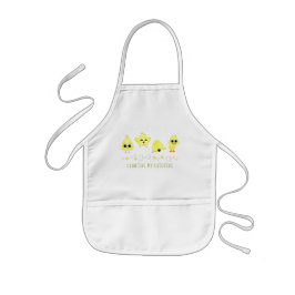 Avental Infantil Pintinhos e Duckling Contando Meus Frangos Dizendo