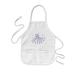 Avental Infantil Polvo roxo bonito