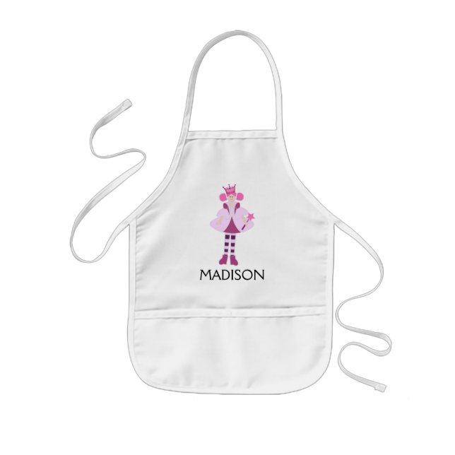 Avental Infantil Princesa Apron Personalizada da Criança (Frente)