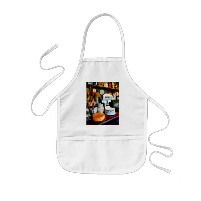 Avental Infantil Queijo, enchido e escala (Frente)
