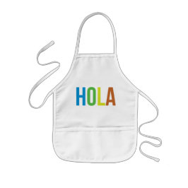 Avental Infantil Rainbow Hola