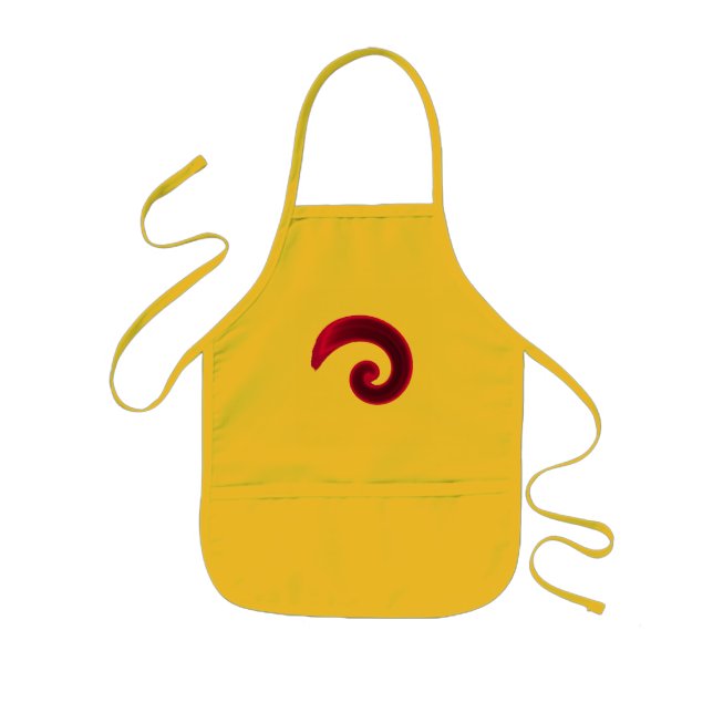 Avental Infantil Redemoinho roxo (Frente)